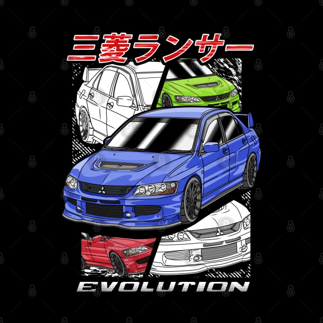 JDM Lancer Evo by Guyvit