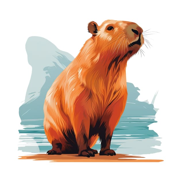 capybara by piratesnow