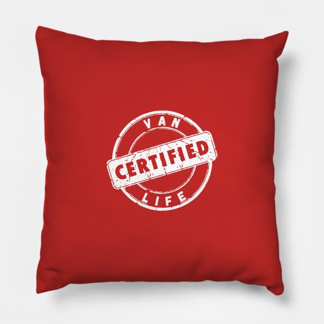 Van Life Certified Pillow by Van Life Garb