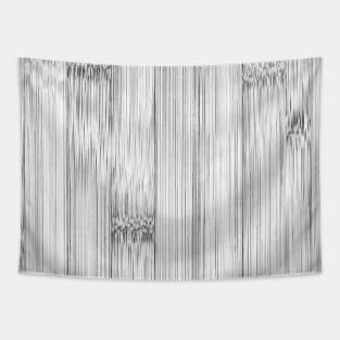 Cool gray bamboo wood print Tapestry