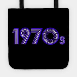 1970's Indigo Disco Font Tote