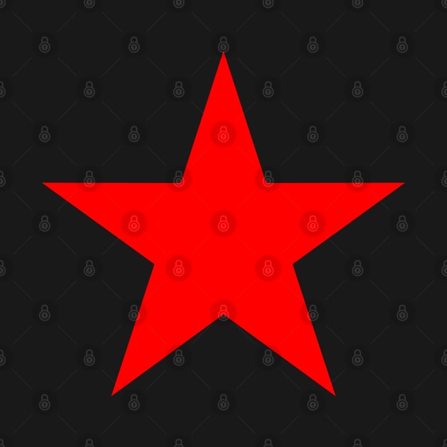 Communist red star symbol by BigTime