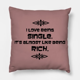 Single woman Pillow