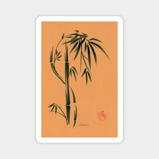 Gracious - Sumie Ink Brush Pen Bamboo Painting Magnet