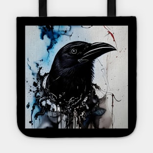 Ink Flow Crow Tote