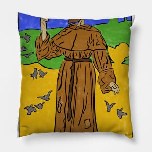 Saint Francis Pillow