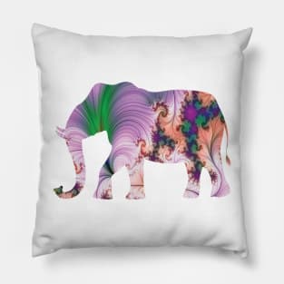 For elephants fans | Aesthetic Multicolored Elephant Pillow