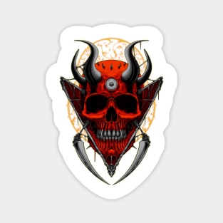 Red Skull 005 Magnet
