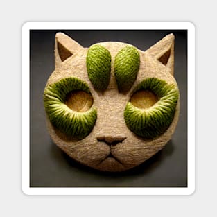 Kiwi Cat Magnet