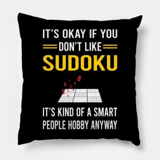 Smart People Hobby Sudoku Pillow