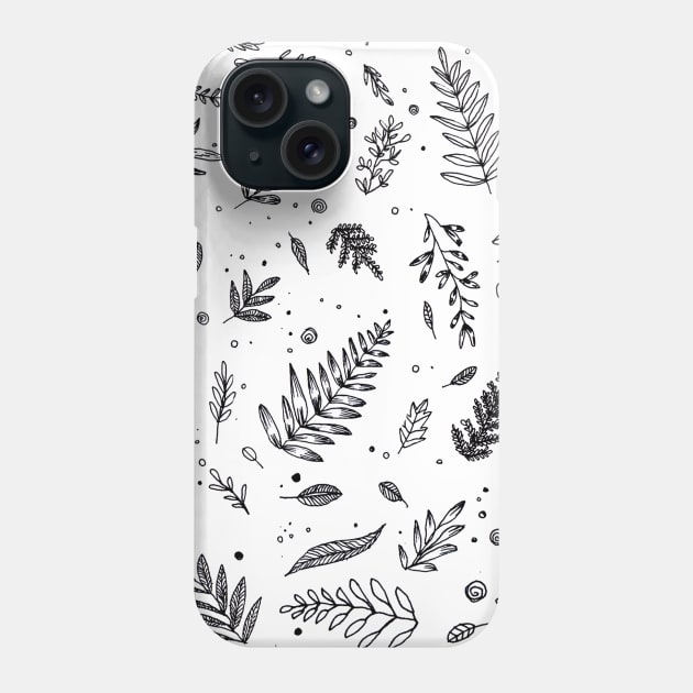 Herbs Phone Case by PaulinaNachmanArt