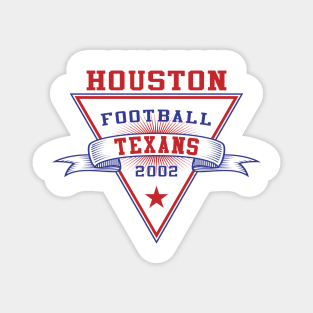 Retro Houston Texans Magnet