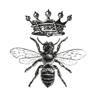 Queen Bee | Black and White T-Shirt