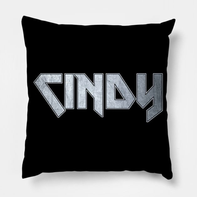 Heavy metal Cindy Pillow by KubikoBakhar