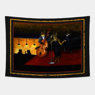 Blues cats Tapestry