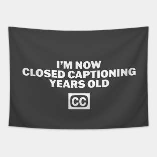 Closed Captioning Tapestry