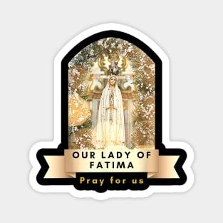 Our Lady of Fatima Rosary Prayer Holy Blessed Mary Catholic Magnet