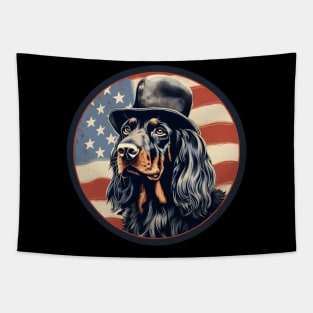 Gordon Setter 4th of July Tapestry