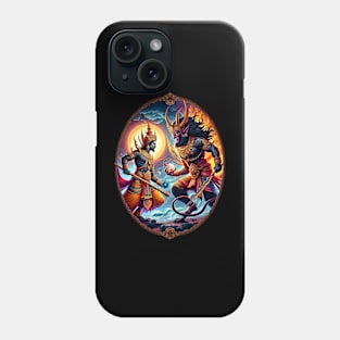 Fighting your demons Phone Case