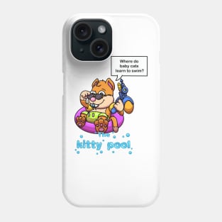 Where Do Baby Cats Learn To Swim? Phone Case