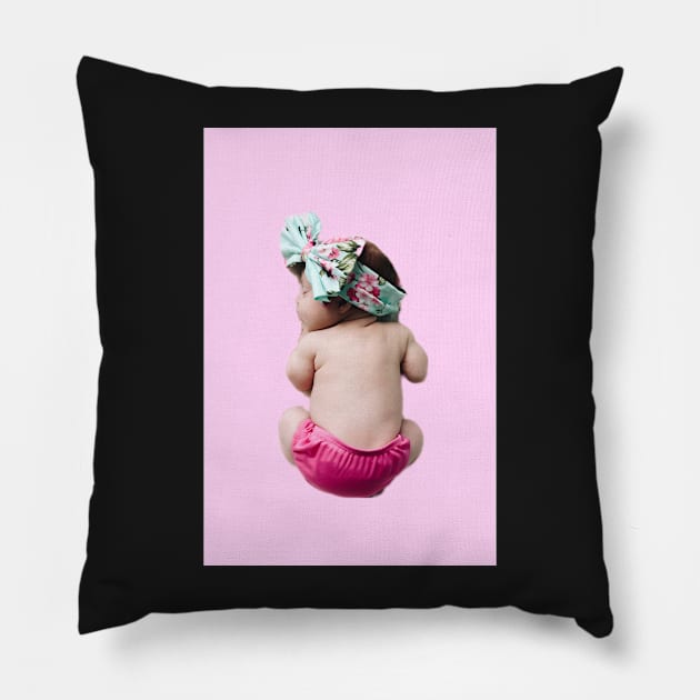 Baby Shower Baby girl Pillow by djil13