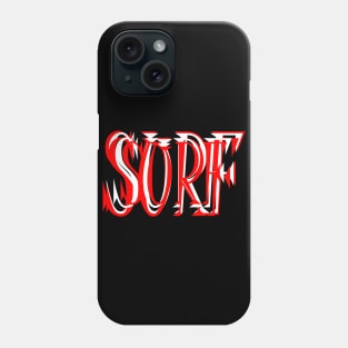 SURF RED ALERT Phone Case