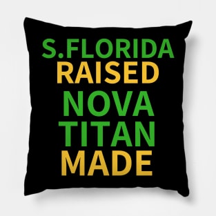 South Florida Raised Nova Titan Raised Pillow