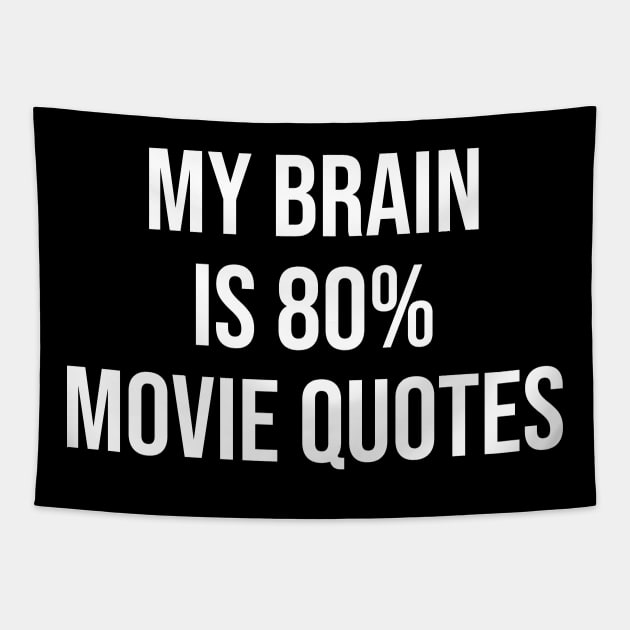 My brain is 80% movie quotes Tapestry by sunima