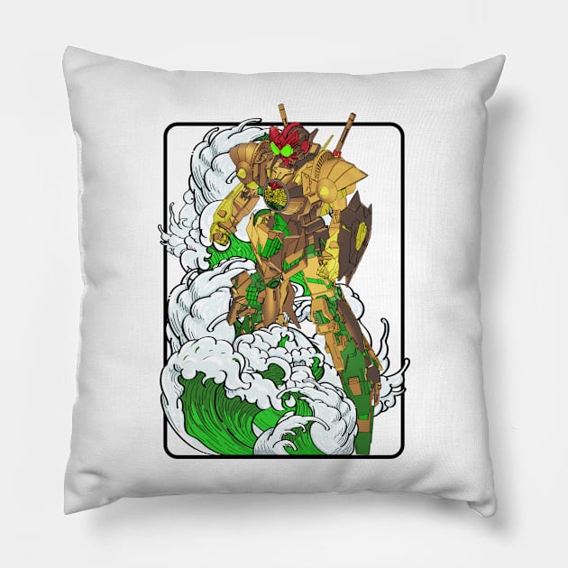 OOO Gundam Pillow by gblackid