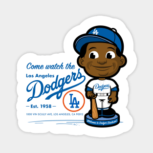 Come watch the Dodgers... Magnet