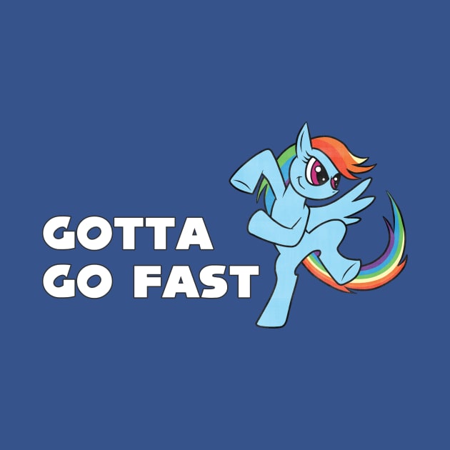 My Little Pony - Rainbow Dash - Gotta Go Fast by Kaiserin