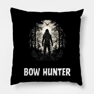 bow hunting Pillow