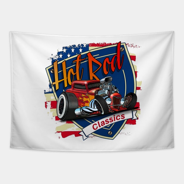 Hot Rod Classics Tapestry by Wilcox PhotoArt