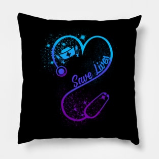 Save Lives Gift For Nurse Pillow