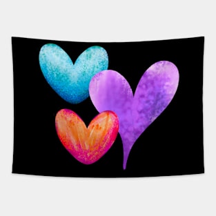 Floating Hearts For you Tapestry