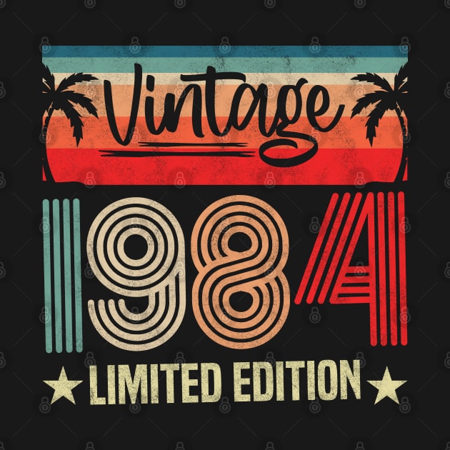 Vintage 1984 Limited Edition - 39th Birthday Vintage Design by BenTee