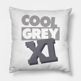 Cool Grey 11 Art 1 Pillow