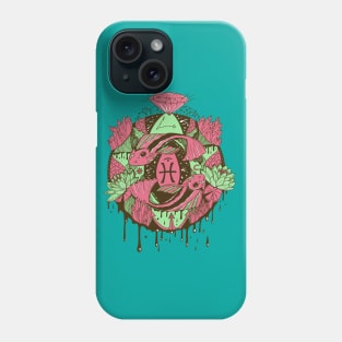 Pink and Mint Mystic Pisces Motion Phone Case