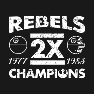 Rebels 2X Champions T-Shirt