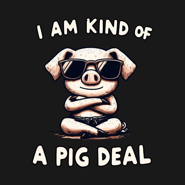I am kind of a Pig Deal Sunglas Pig by DoodleDashDesigns