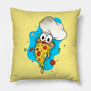 Cute pizza chef. Pillow