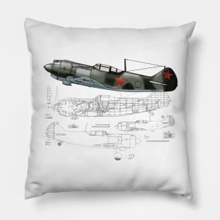 Fighter La - 5 Pillow