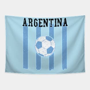 Argentina Soccer Jersey Stripes Tapestry