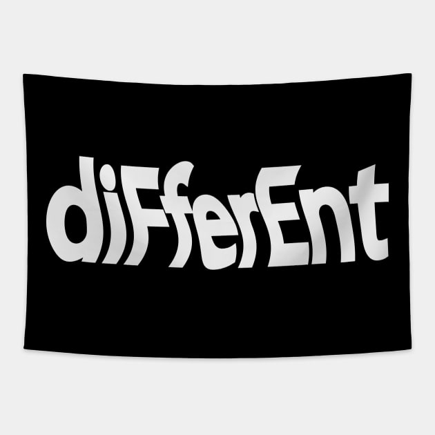 Different being different artistic design Tapestry by DinaShalash