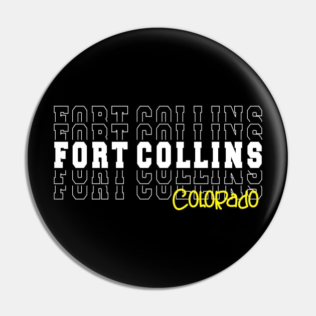 Fort Collins city Colorado Fort Collins CO Pin by TeeLogic