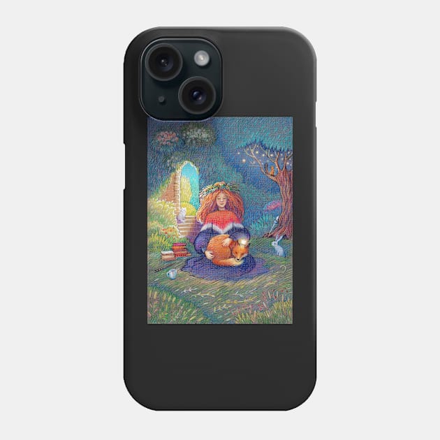 Fox king Phone Case by illustore