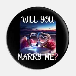 Marriage Proposal For Wedding Or Engagement - Romantic Gift Idea Pin