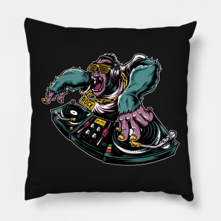 Gorilla DJ Pillow