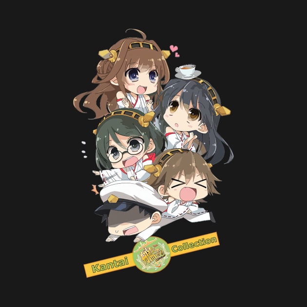 Chibi Girls Kancolle by ShariLambert