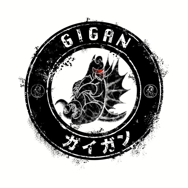 Gigan Distressed Emblem by Lupa1214